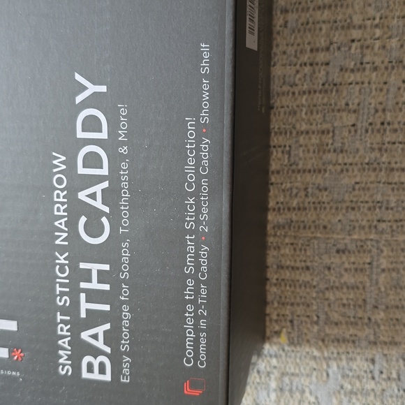 BATHROOM BATH CADDY EASY STORAGE FOR SOAPS, TOOTHPASTE, AND MORE - Picture 4 of 6